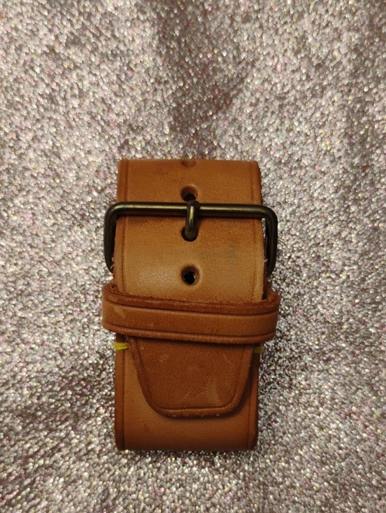 Louis Vuitton Accessories - Louis Vuitton Brown Leather Poignet